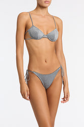 JARA - SILVER SPARKLE Balconette Bikini