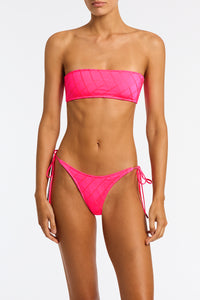 KAYA - MENDE Pink Bandeau Bikini Set