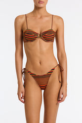 MALA BRICK STRIPE Balconette Bikini Set