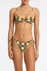 Mala Maronti Triangl Printed Velvet Bikini