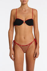 MALA SANGRIA CROCHET STRIPE Balconette Bikini Set