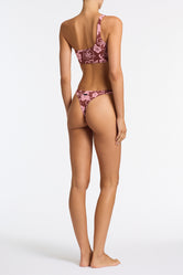 MELROSE - TIRAMISU FLORAL One Shoulder Bikini Set