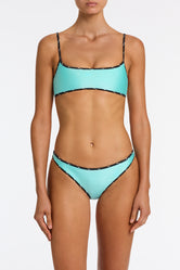 MICA ELECTRIC Neoprene Scoop Bikini Set