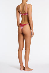 MICA TANNA Crochet Crop Bikini Set