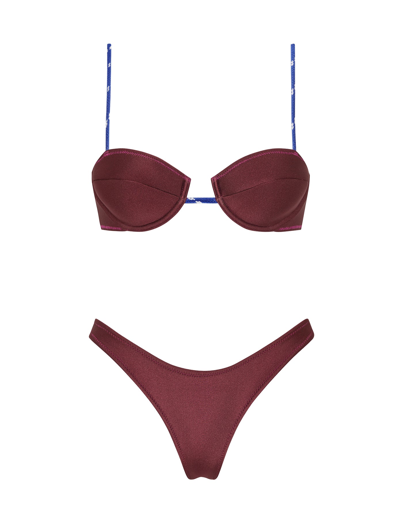 PALMA FARO Neoprene Balconette Bikini Set