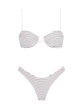PALMA LUSAIL White Terry Towelling Balconette Bikini Set