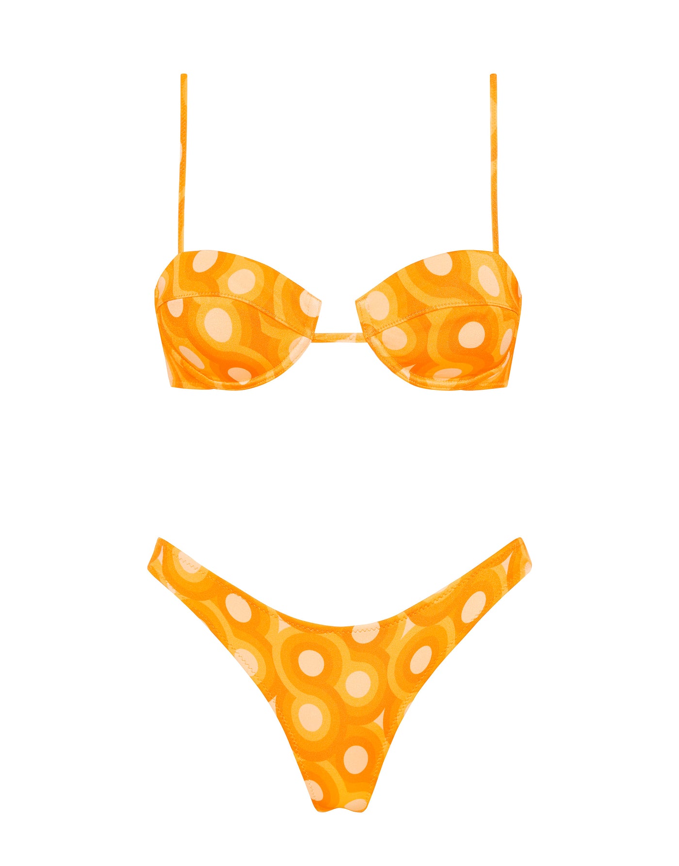 PALMA TANGERINE Balconette Bikini Set