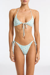 SOFI - MASE Blue Halter Bikini Set