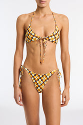 SOFI PORCHE Geometric Halter Bikini Set