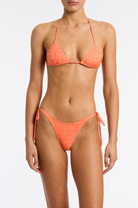 VINCA - AROLE Orange Triangle Bikini Set