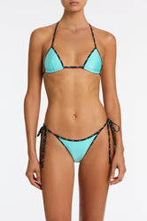 VINCA ELECTRIC Neoprene Triangle Bikini Set
