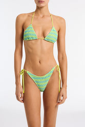 VINCA - FESH Crochet Triangle Bikini Set