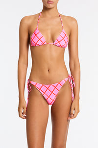 VINCA - HALA Velvet Triangle Bikini Set