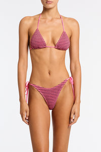 VINCA - KEYS Sparkle Crochet Triangle Bikini Set