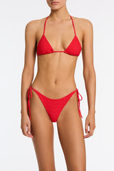 VINCA MATO Red Triangle Bikini Set