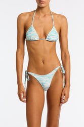 Vinca Pezz Triangl Blue Zebra Bikini