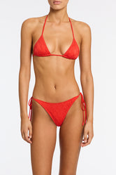 VINCA Viss Red Triangle Bikini Set 