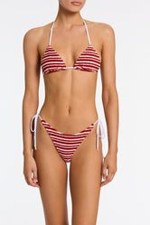 VINCA SERT Terry Towelling Triangle Bikini Set