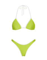 VINCA LIME Neoprene Triangle Bikini Set
