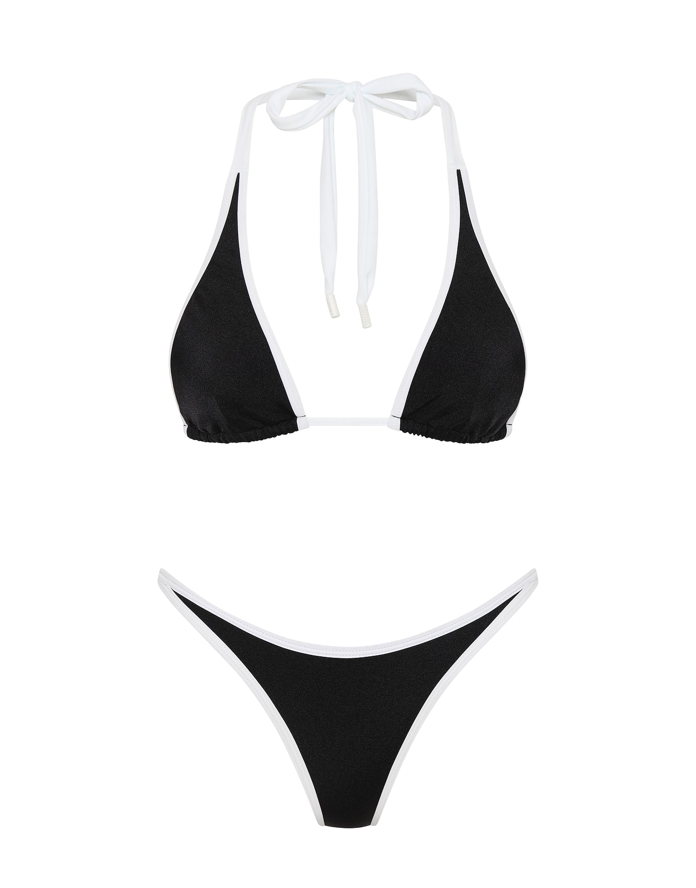 DARA -  JETT Black Triangle Bikini Set