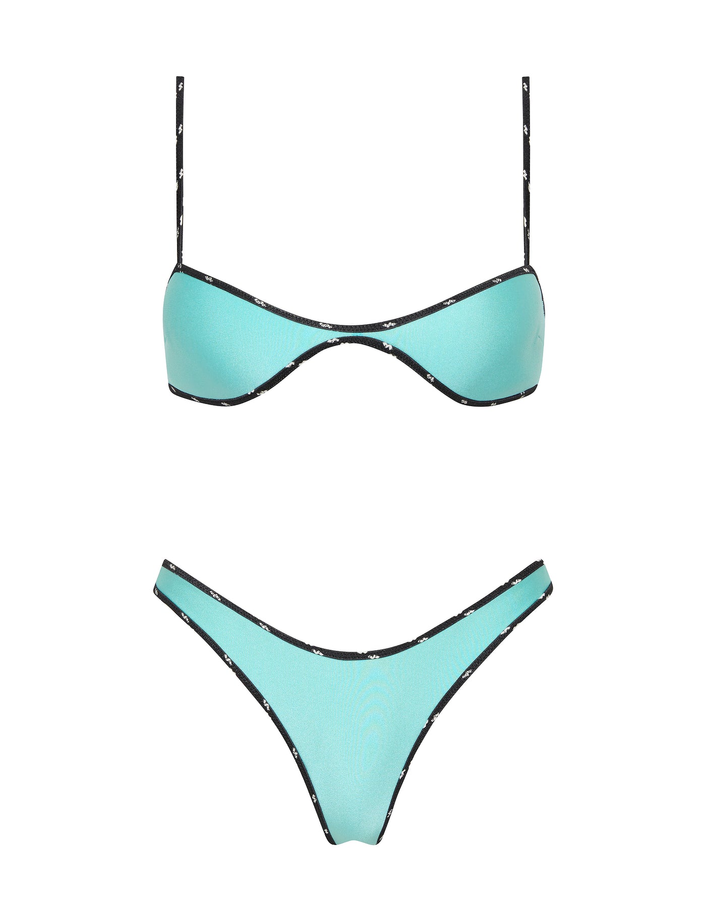 ESTE ELECTRIC Neoprene Scoop Bikini Set
