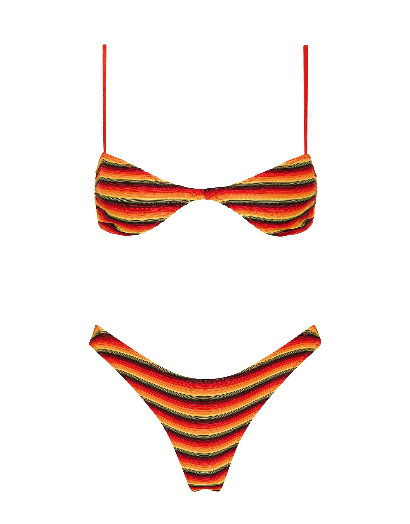 ESTE - HORIZON STRIPE Halter Bikini Set