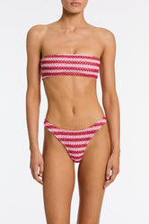 FREYA TANNA Crochet Bandeau Bikini Set 