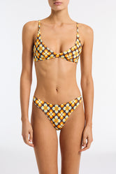 MAIA PORCHE Geometric Scoop Bikini Set