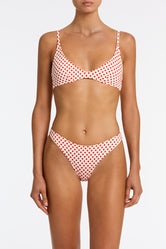 MAIA SCARLETT SPOT Crop Bikini Set