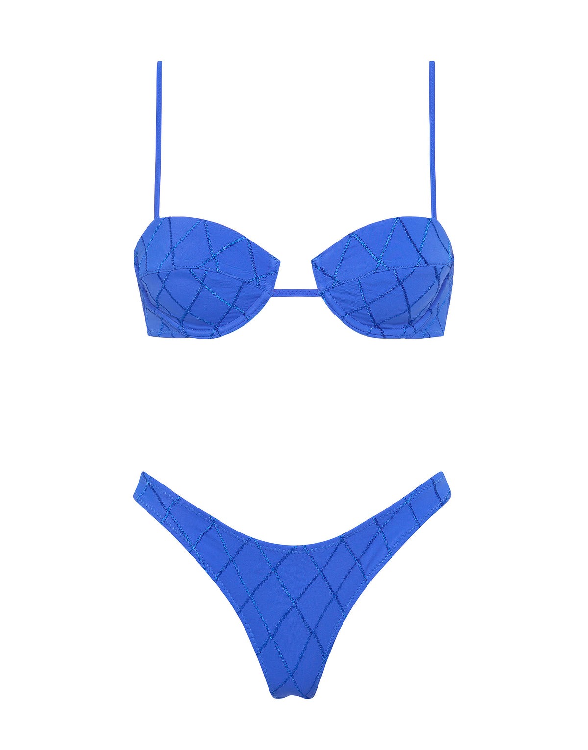 MALA - BANC Blue Balconette Bikini Set