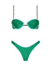 MALA JADED GREEN Neoprene Balconette Bikini Set
