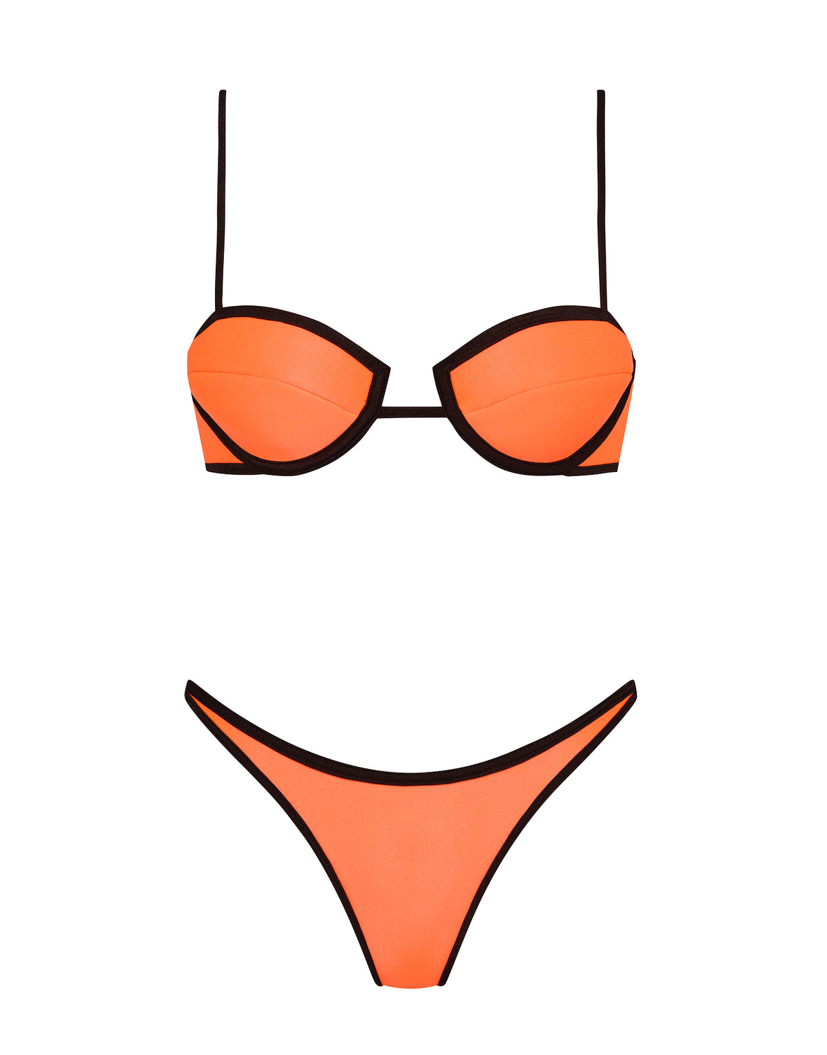MALA SHERBET POP Neoprene Balconette Bikini Set