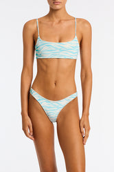 Mica Pezz Triangl Blue Velvet Bikini