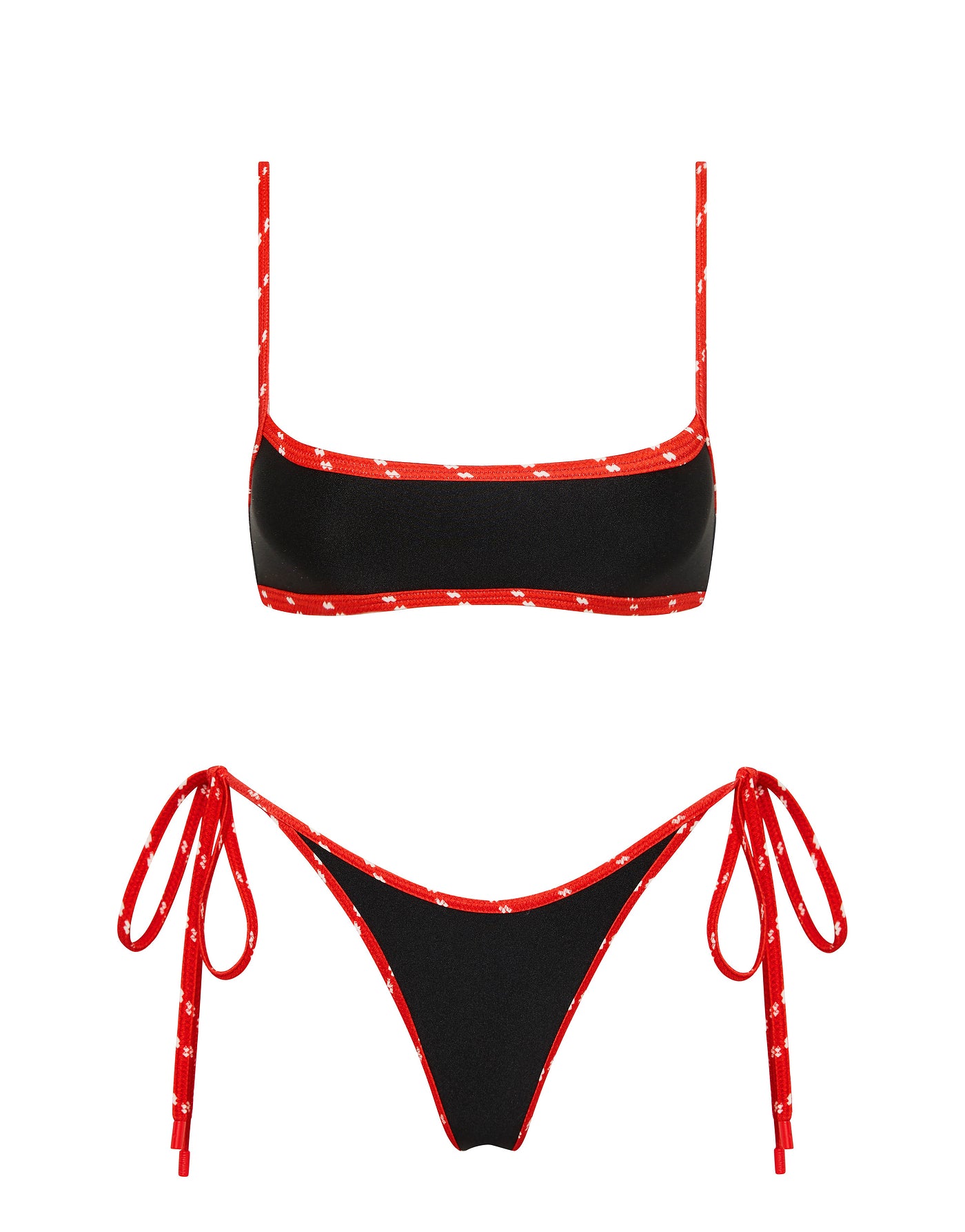 MIMA BOSSA Neoprene Crop Bikini Set