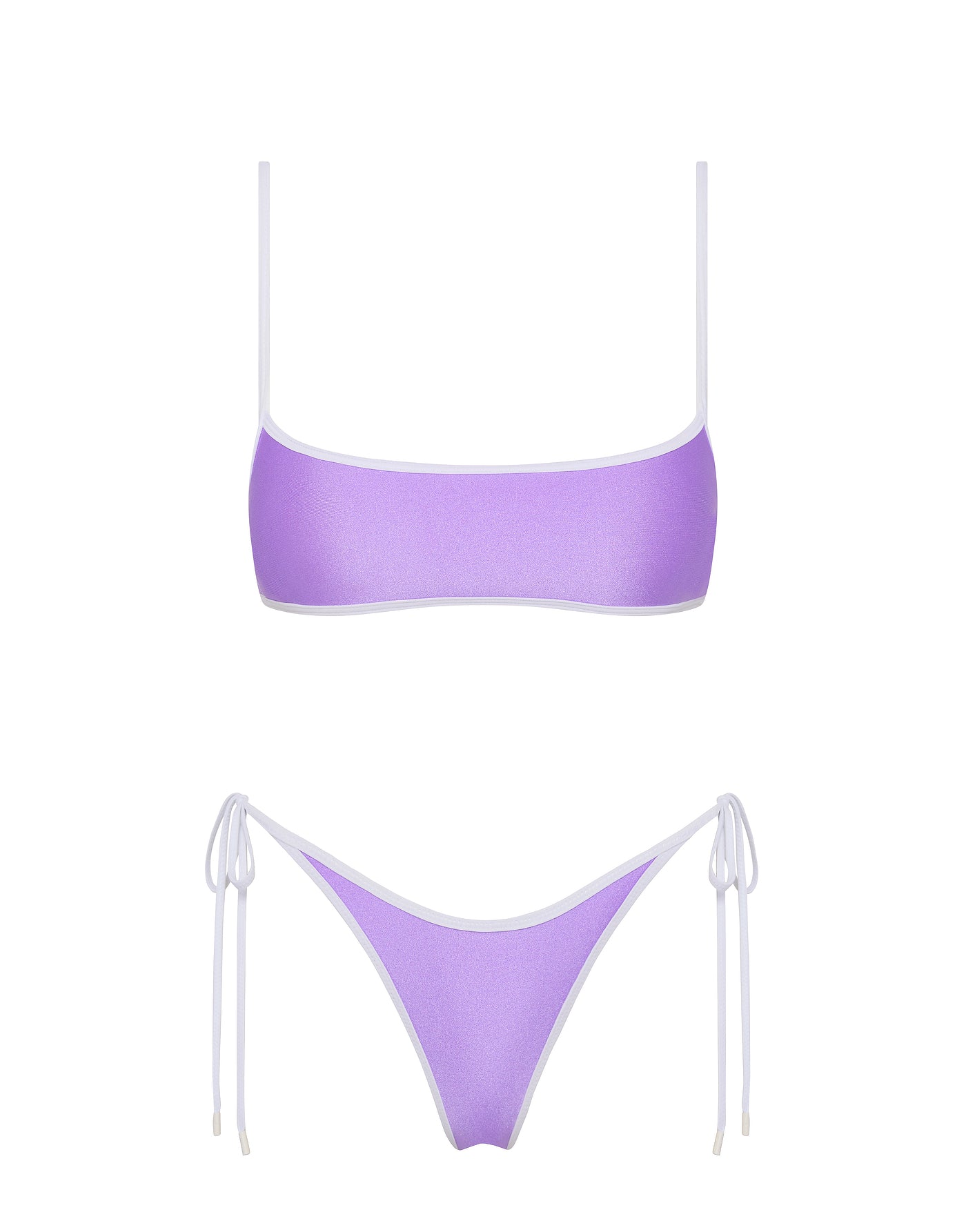 MIMA GRAPE Neoprene Crop Bikini Set