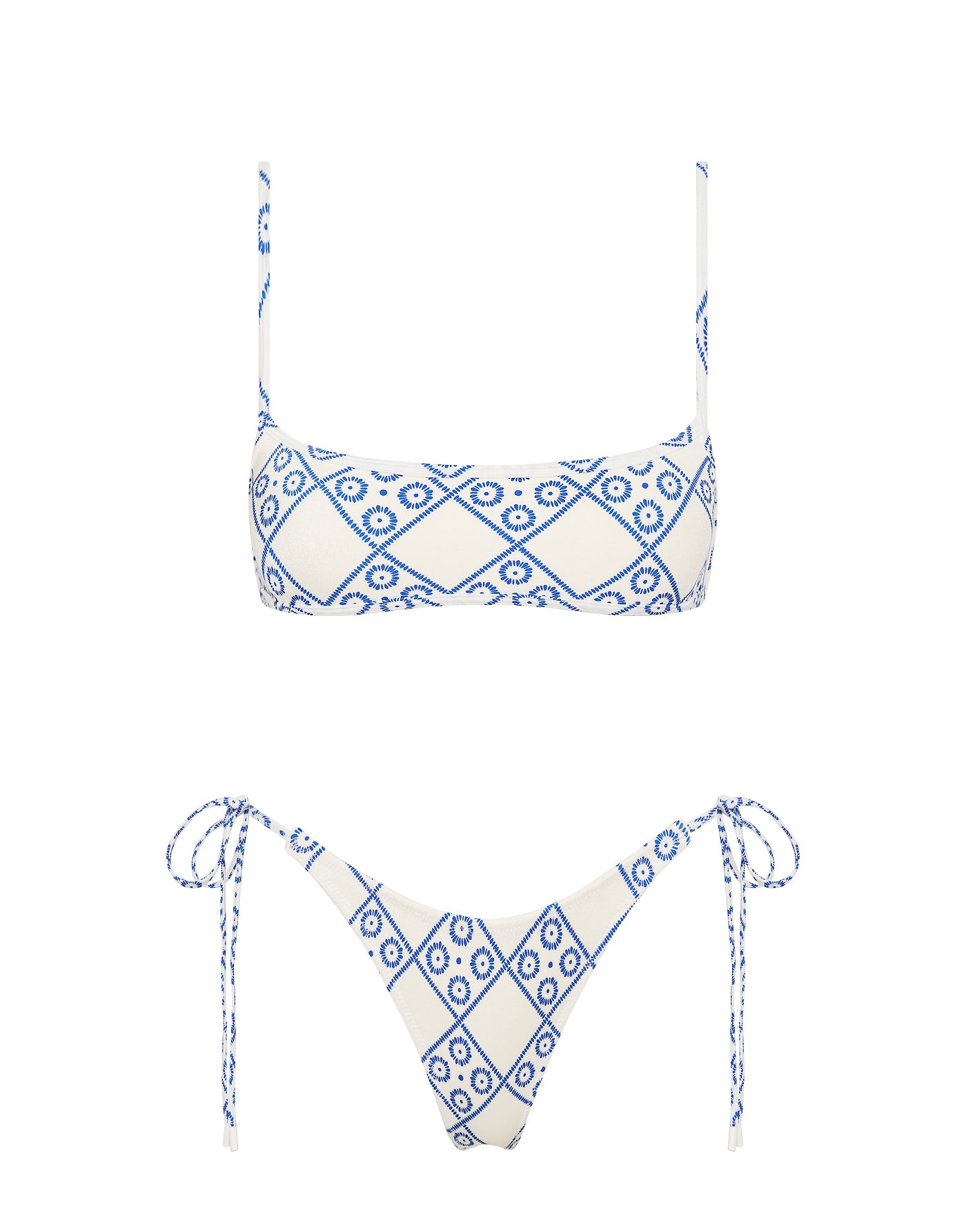 MIMA INDIGO LACE Crop Bikini Set
