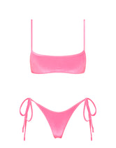 MIMA PINK CANDY VELVET Crop Bikini Set