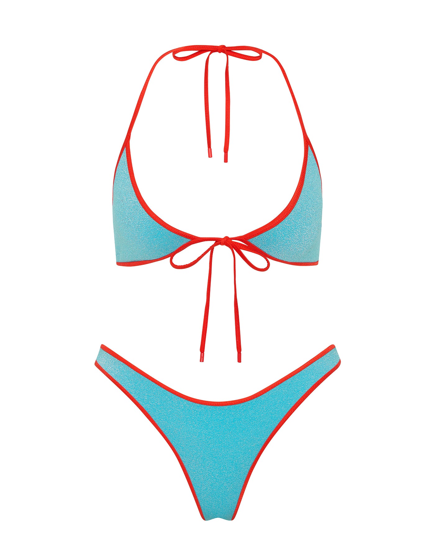 SOFI - AZURE SPARKLE Halter Bikini Set