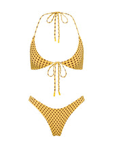 SOFI BUTTERSCOTCH DOT Halter Bikini Set