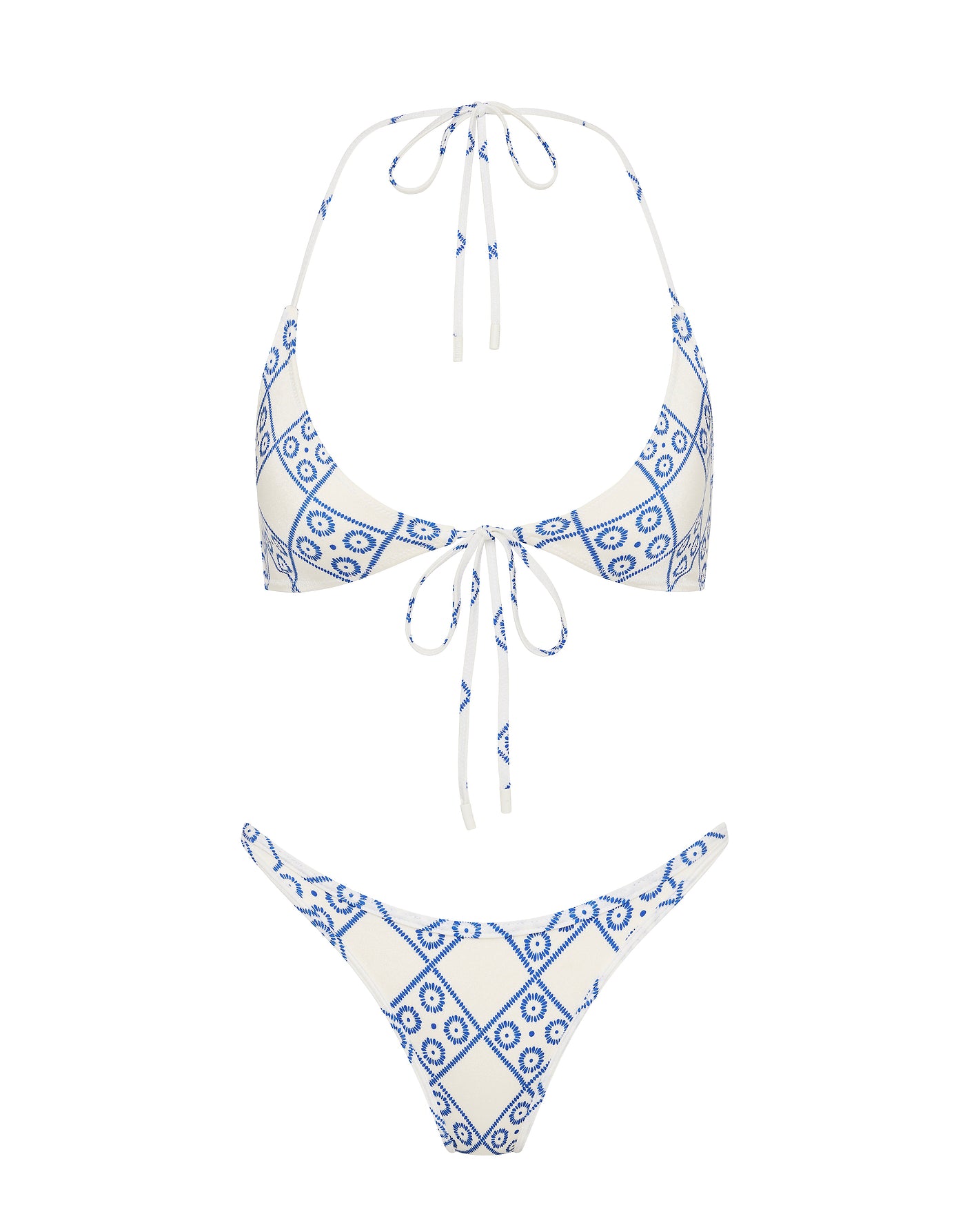 SOFI INDIGO LACE Halter Bikini Set