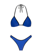 VINCA COBALT Neoprene Triangle Bikini Set