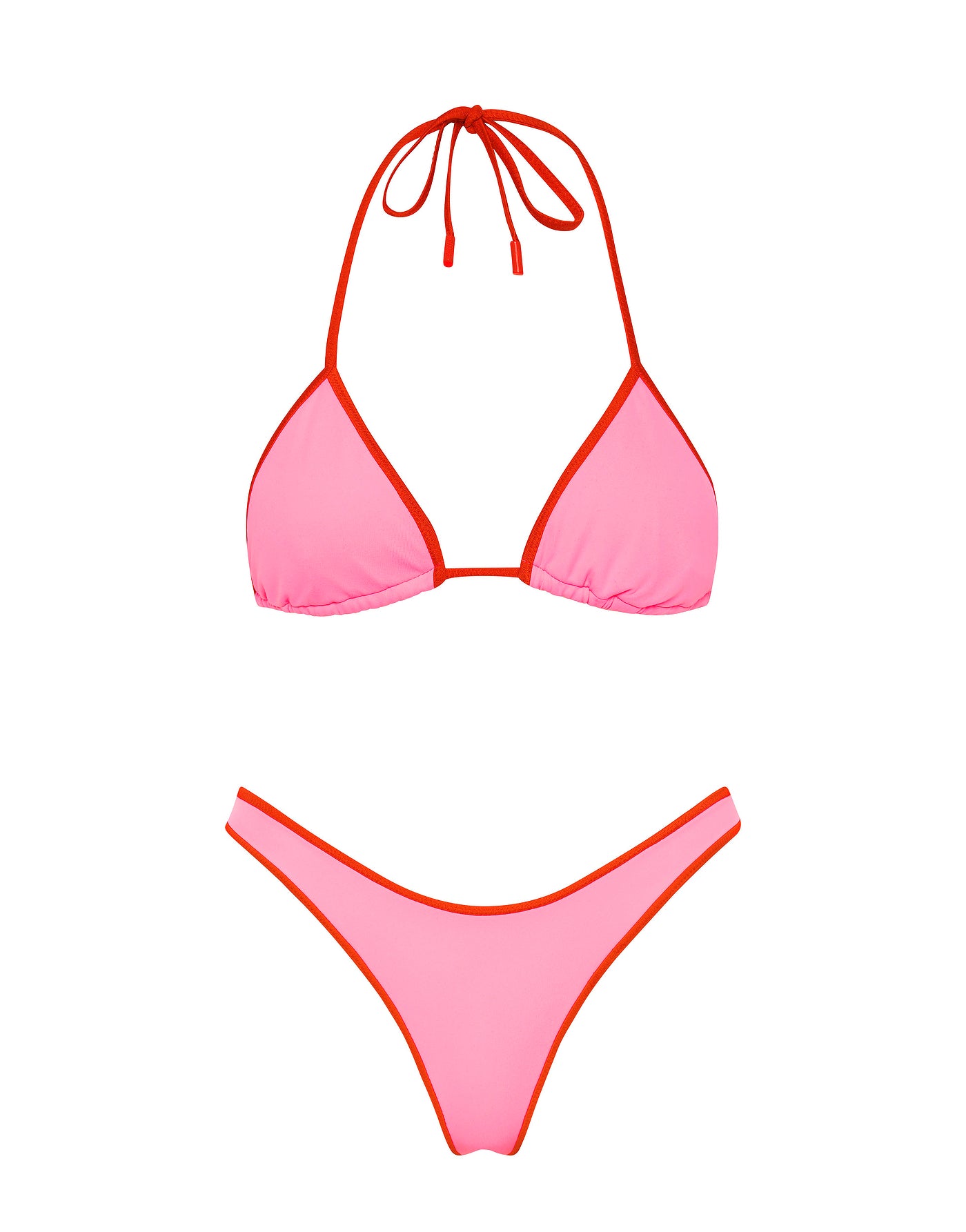 VINCA DORE Pink Triangle Bikini Set