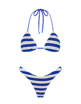 VINCA JOLY Blue Terry Towelling Triangle Bikini Set