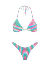 VINCA MULBERRY Purple Triangle Bikini Set