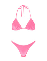 VINCA PINK CANDY VELVET Triangle Bikini Set