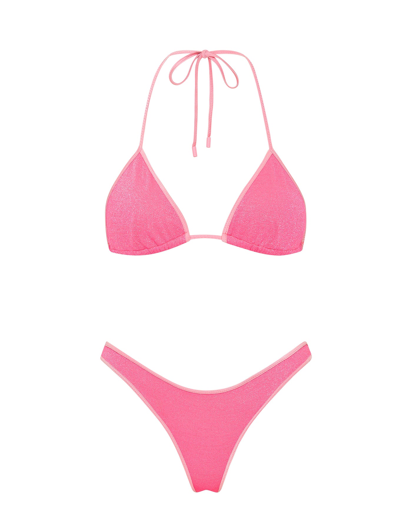 VINCA PINK PUNCH SPARKLE Triangle Bikini Set
