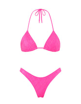 VINCA POMEGRANATE Pink Triangle Bikini Set