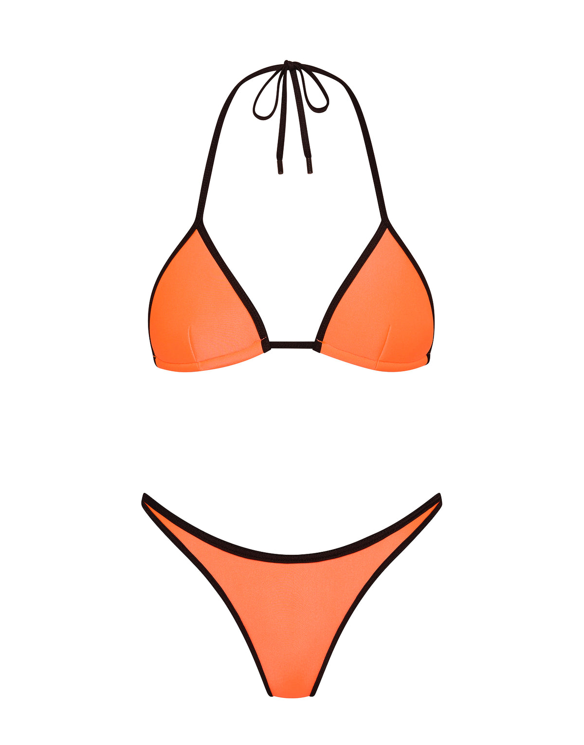 VINCA SHERBET POP Neoprene Triangle Bikini Set