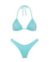 VINCA - SKY HIGH Blue Triangle Bikini Set
