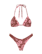 VINCA - TIRAMISU Floral Triangle Bikini Set